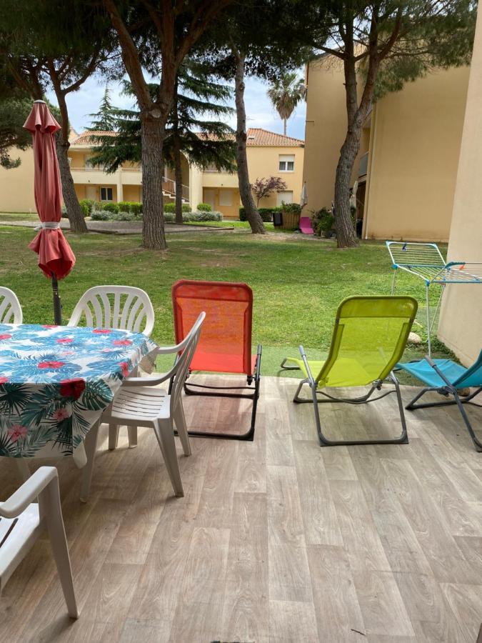 T2 RDC à Canet en Roussillon Europa 5 pers ,clim, piscine, tennis, parking Exterior foto