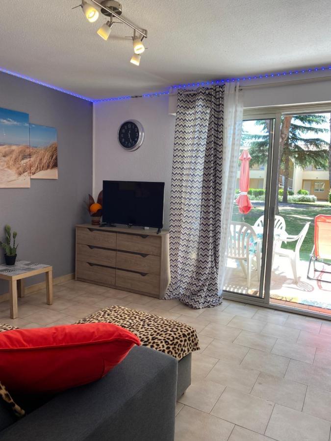 T2 RDC à Canet en Roussillon Europa 5 pers ,clim, piscine, tennis, parking Exterior foto