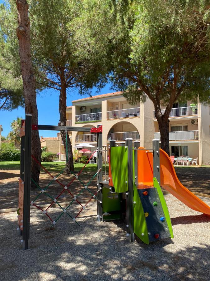 T2 RDC à Canet en Roussillon Europa 5 pers ,clim, piscine, tennis, parking Exterior foto