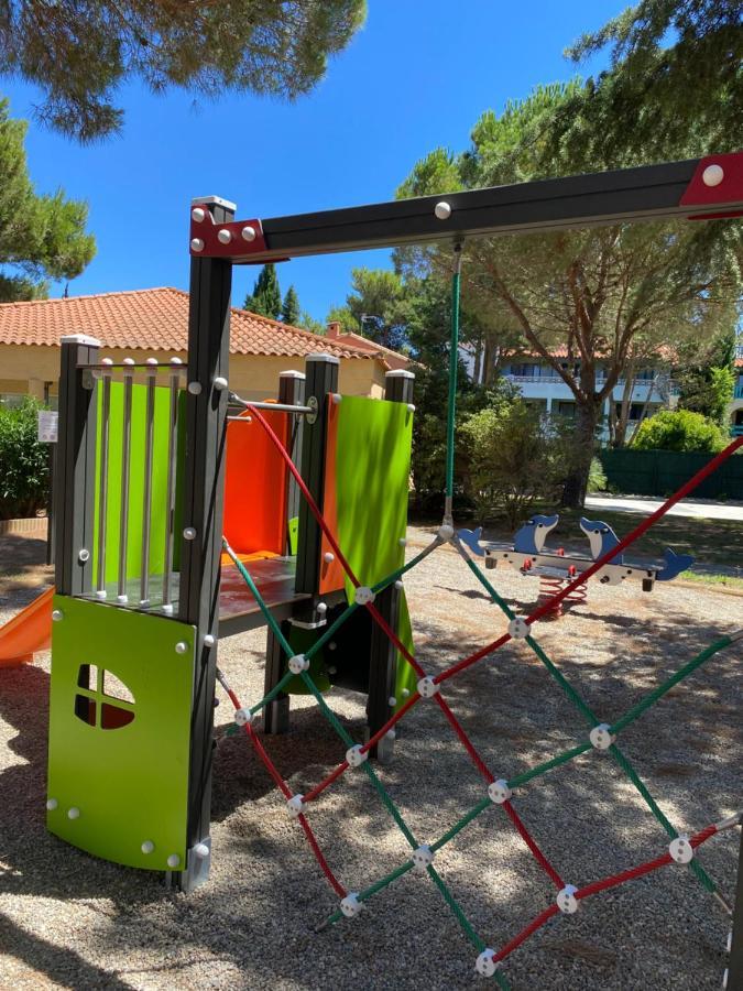 T2 RDC à Canet en Roussillon Europa 5 pers ,clim, piscine, tennis, parking Exterior foto