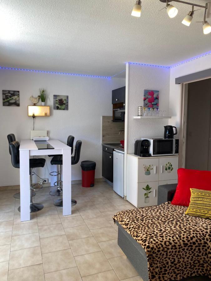T2 RDC à Canet en Roussillon Europa 5 pers ,clim, piscine, tennis, parking Exterior foto