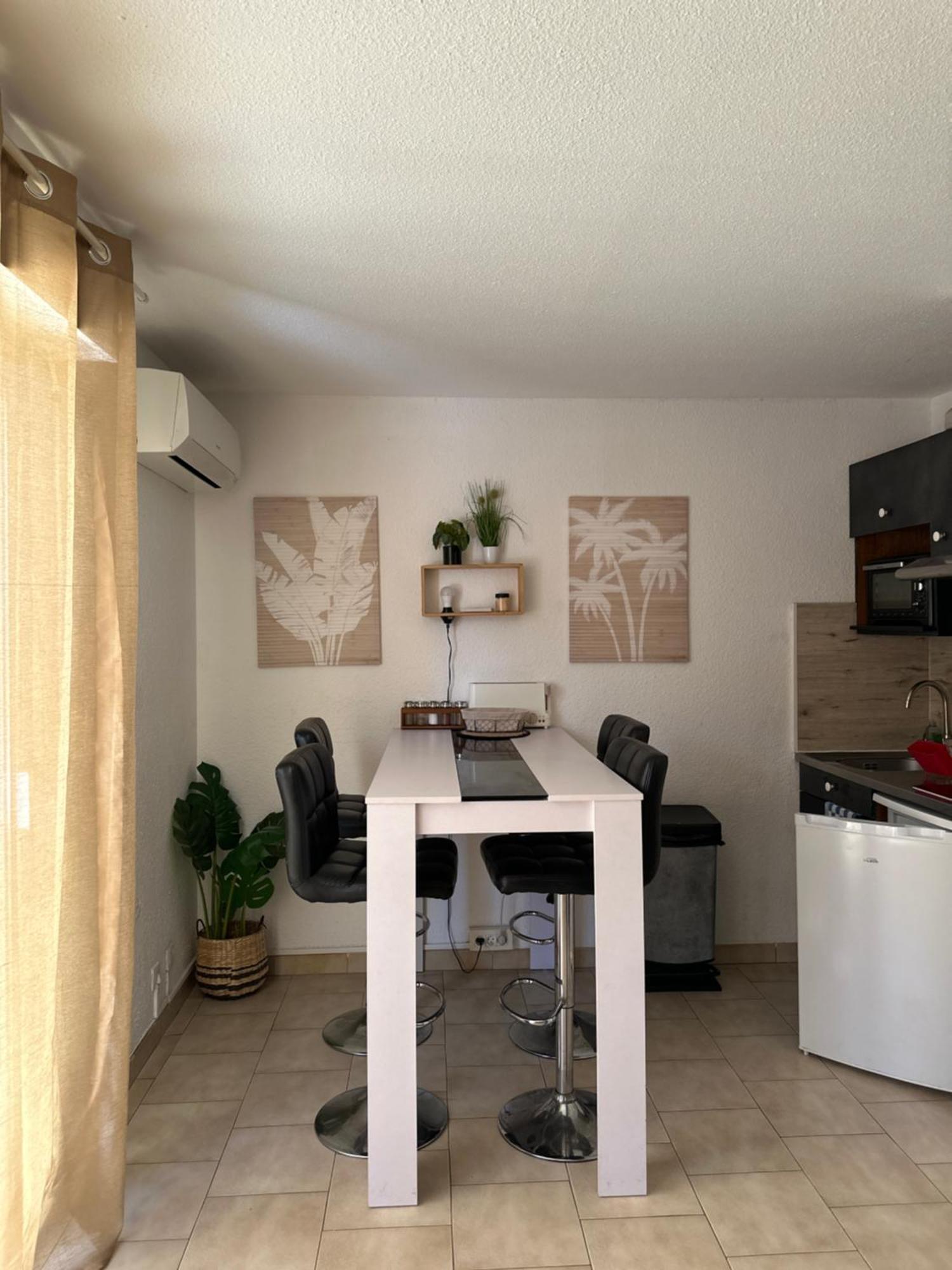 T2 RDC à Canet en Roussillon Europa 5 pers ,clim, piscine, tennis, parking Exterior foto